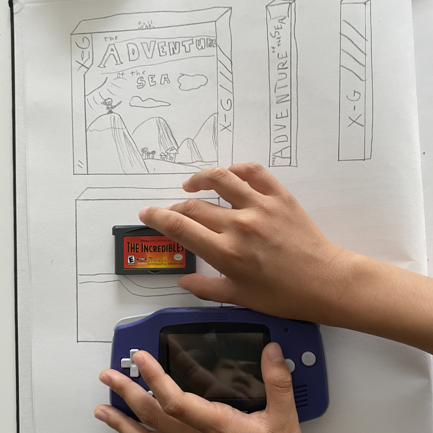 Game Boy design sketch