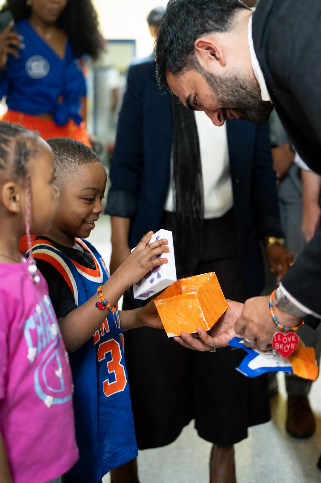 Mayor of New York with Tru charm