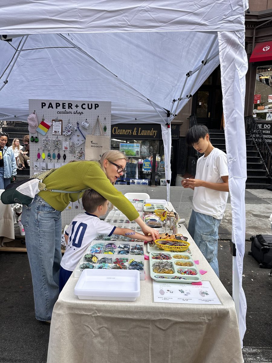 The Be Tru booth at FAD Market on Montague Street