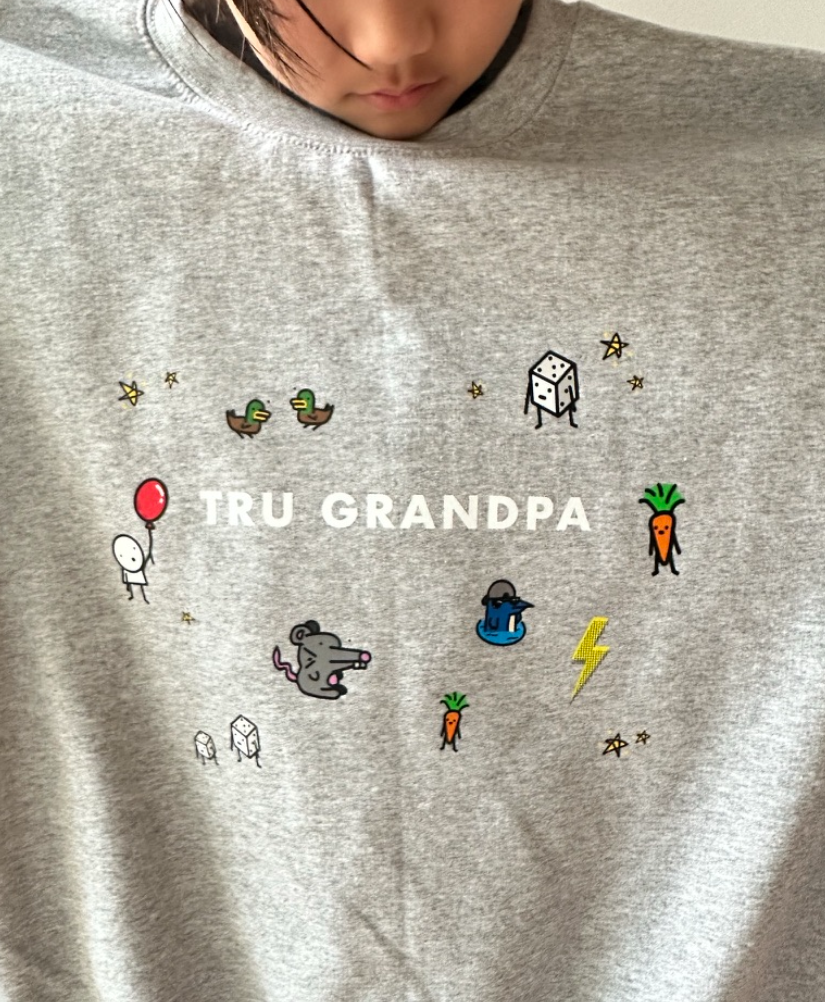Finished sweatshirt