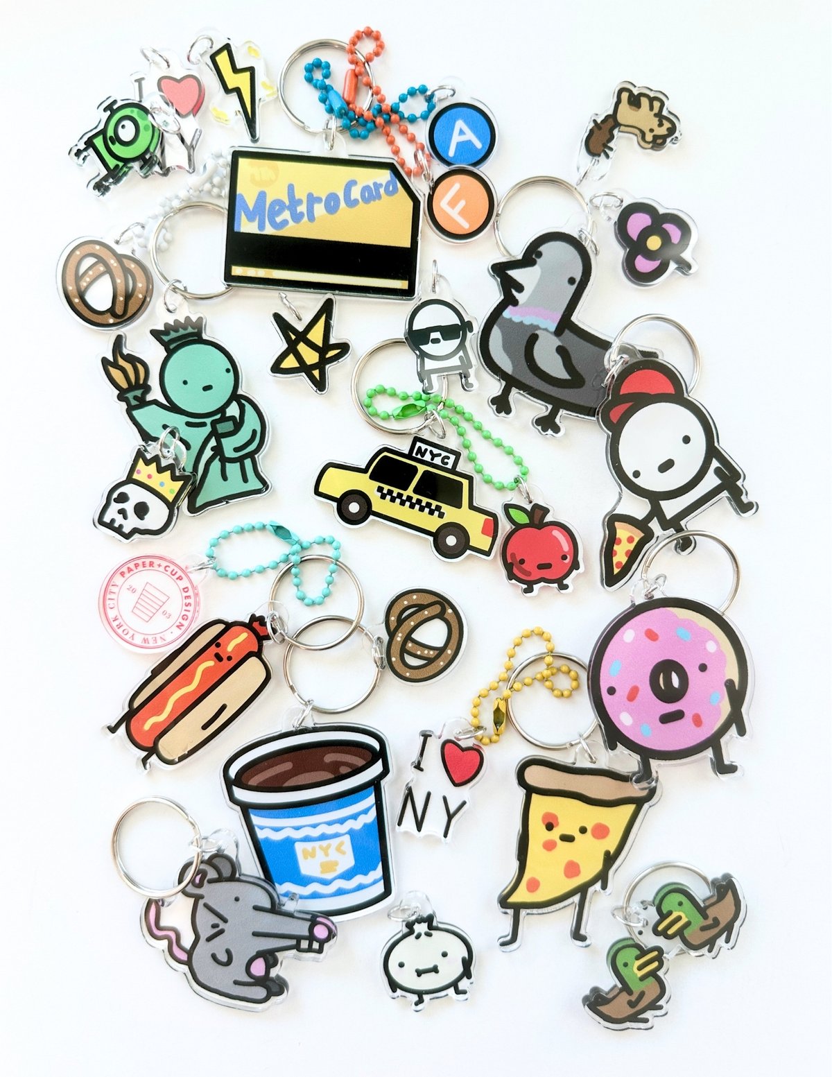 Be Tru charm and keychain collection
