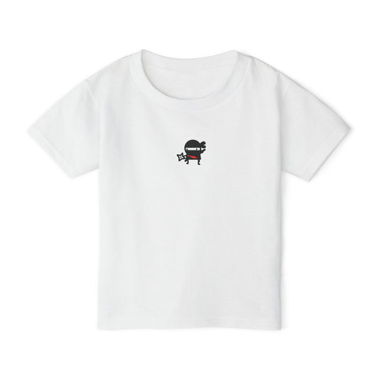 Ninja boy printed on a t-shirt