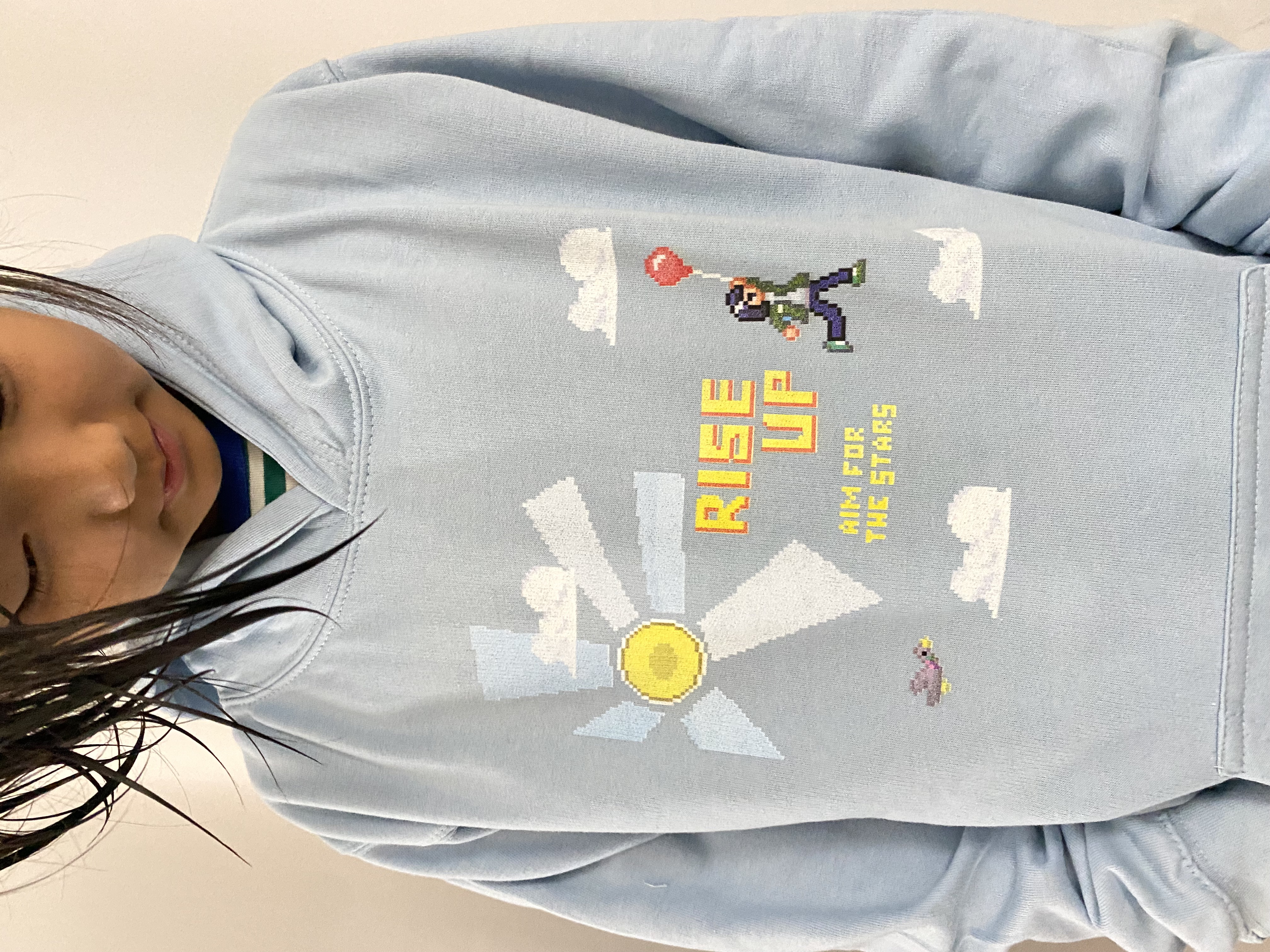 Finished hoodie